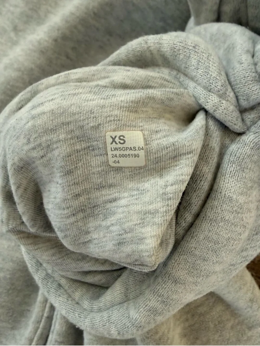 Scuba Mid-Rise Oversized Jogger *Regular Heathered Core Ultra Light Gray XS 4/6